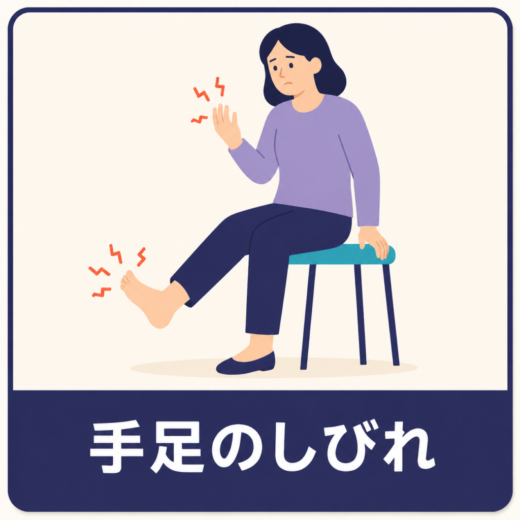 交通事故後の手足のしびれ