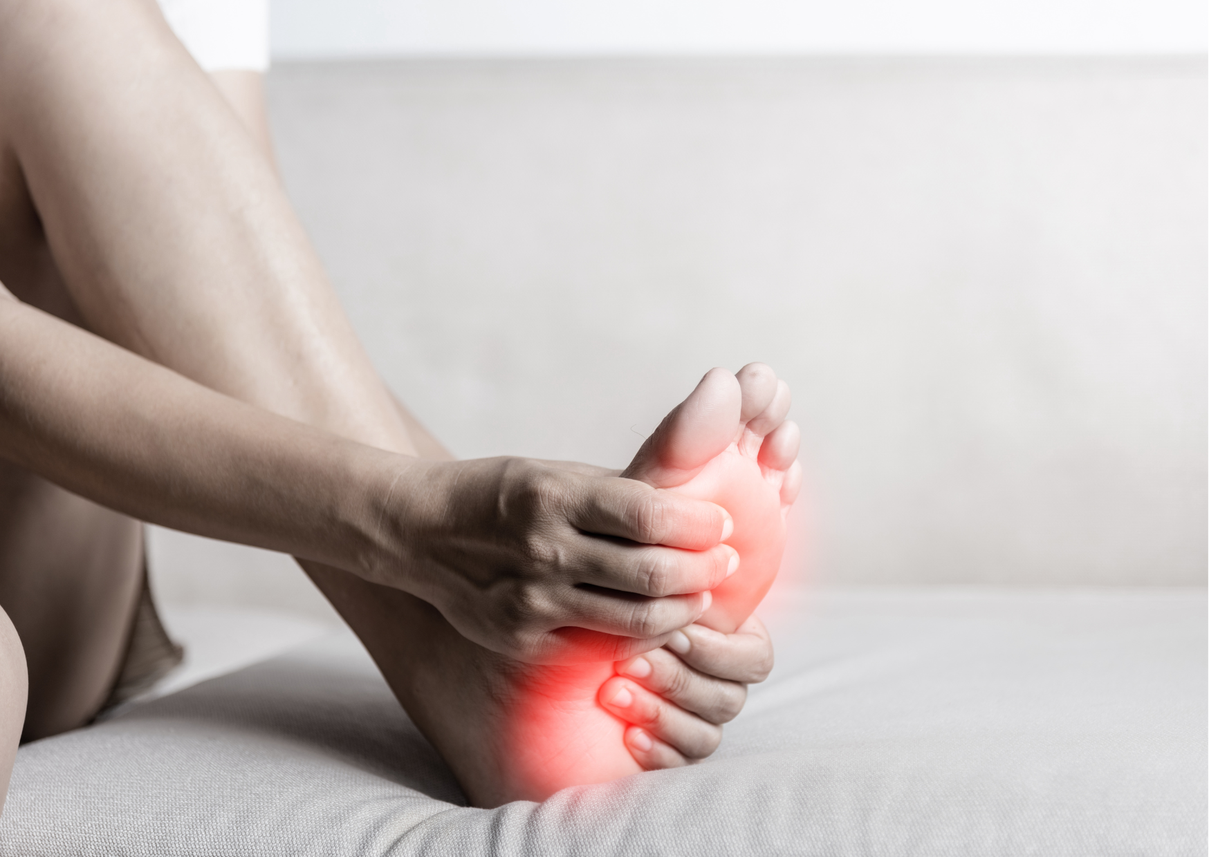 足底部の痛みのイメージ