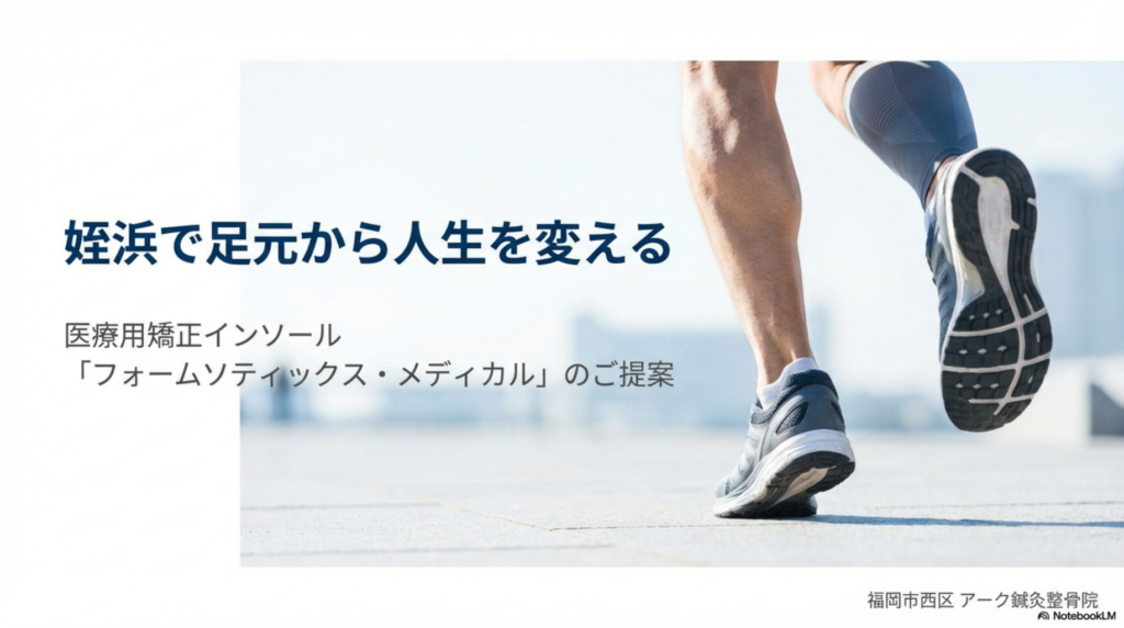 姪浜で医療用矯正インソール