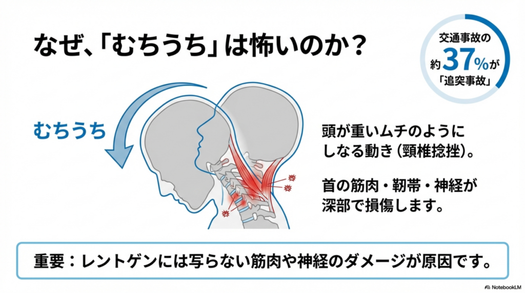 むち打ちのこわさ