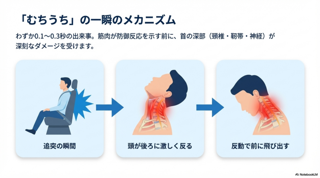 むち打ち発症のメカニズム