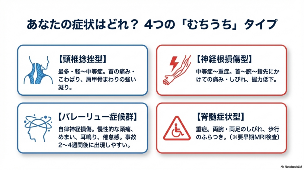 むち打ちのタイプ