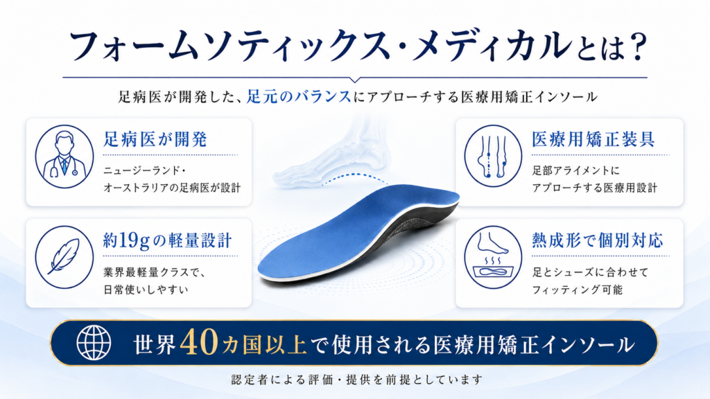 フォームソティックス・メディカルとは