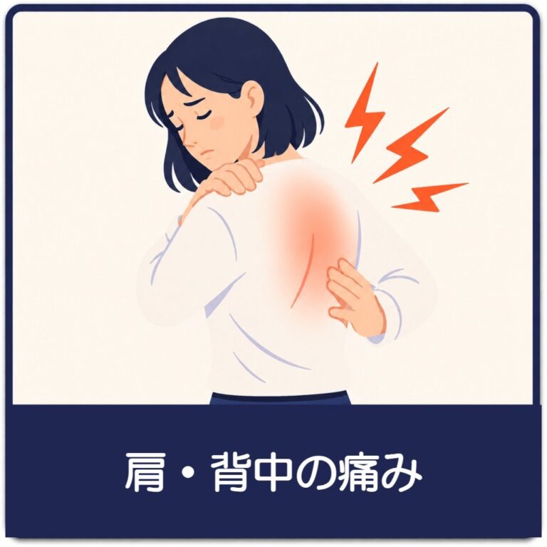 交通事故による肩・背中の痛み